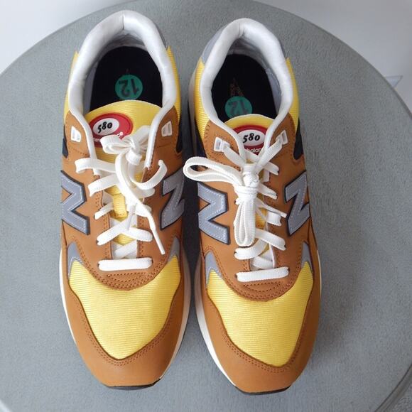 New Balance 580 Real Mad Brown Low Top Sneakers Shoes MT580AB2 Men Size 12 NEW